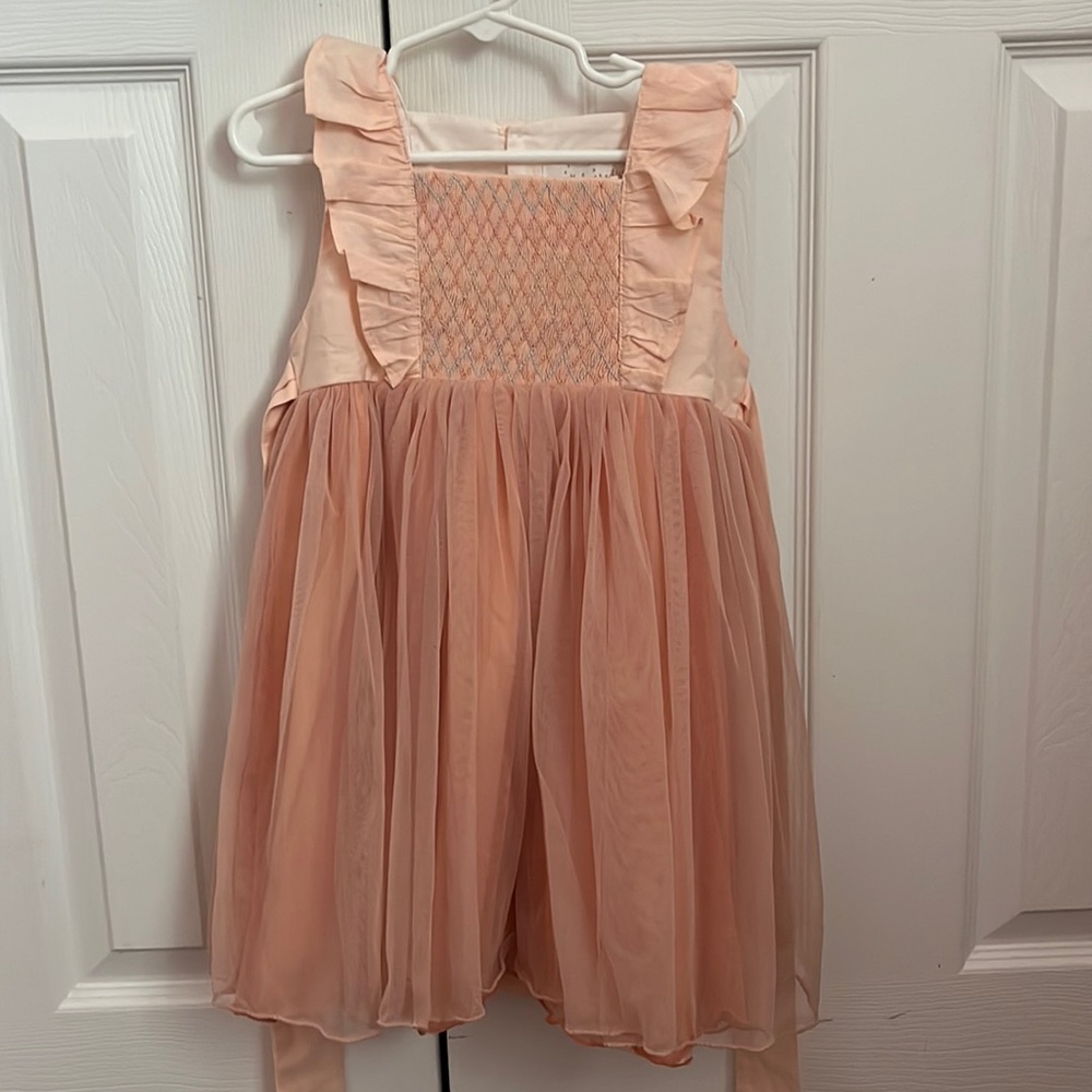 Well Dressed Wolf peach dress EUC